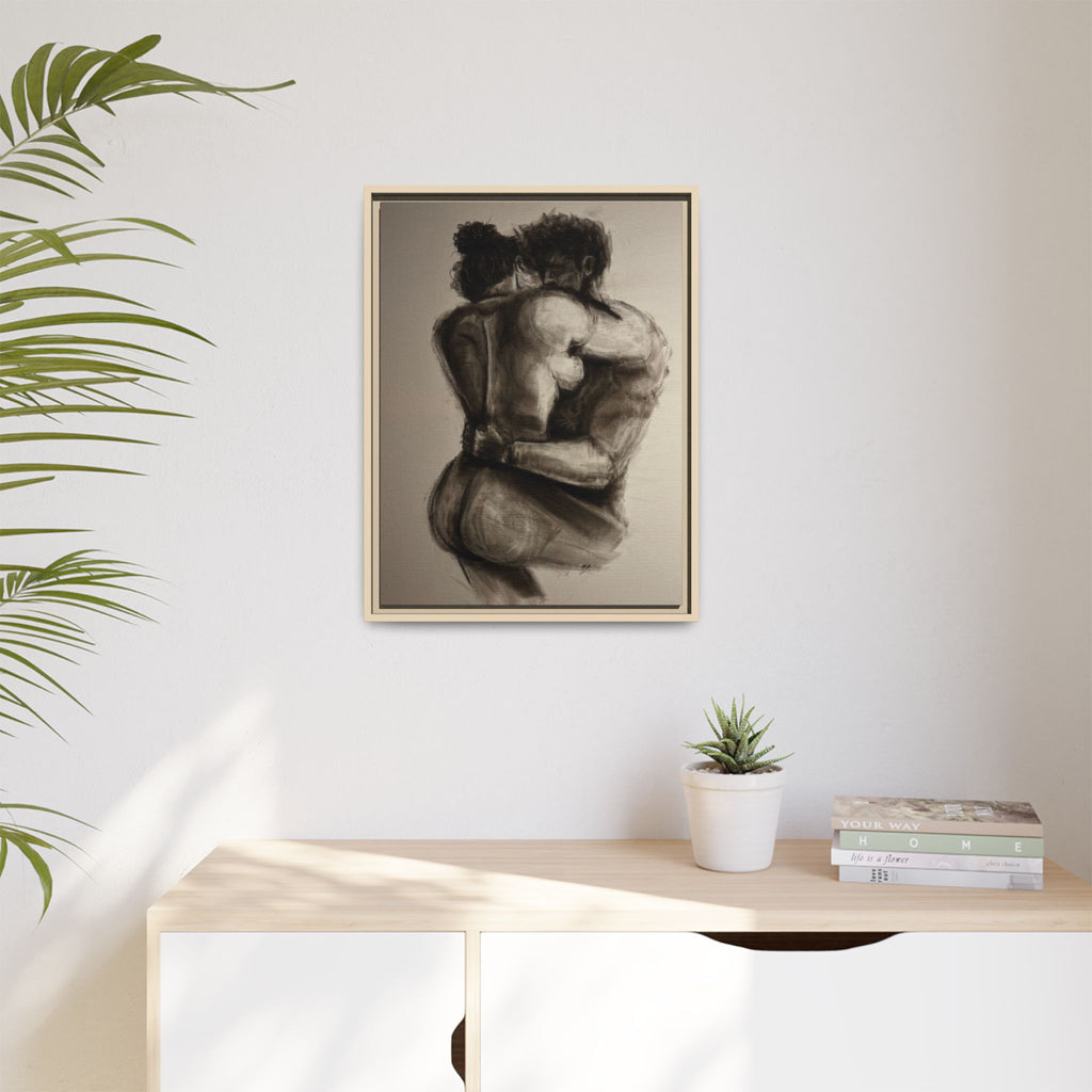 “LAST DAY ON EARTH” Matte Canvas, Framed (Multi-color)