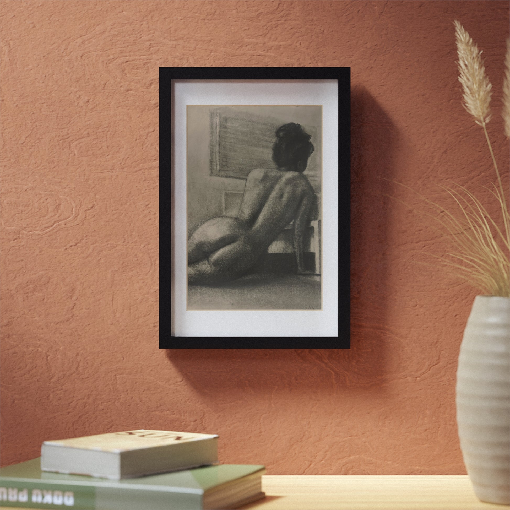 “Sitting Pretty” Framed Posters, Black
