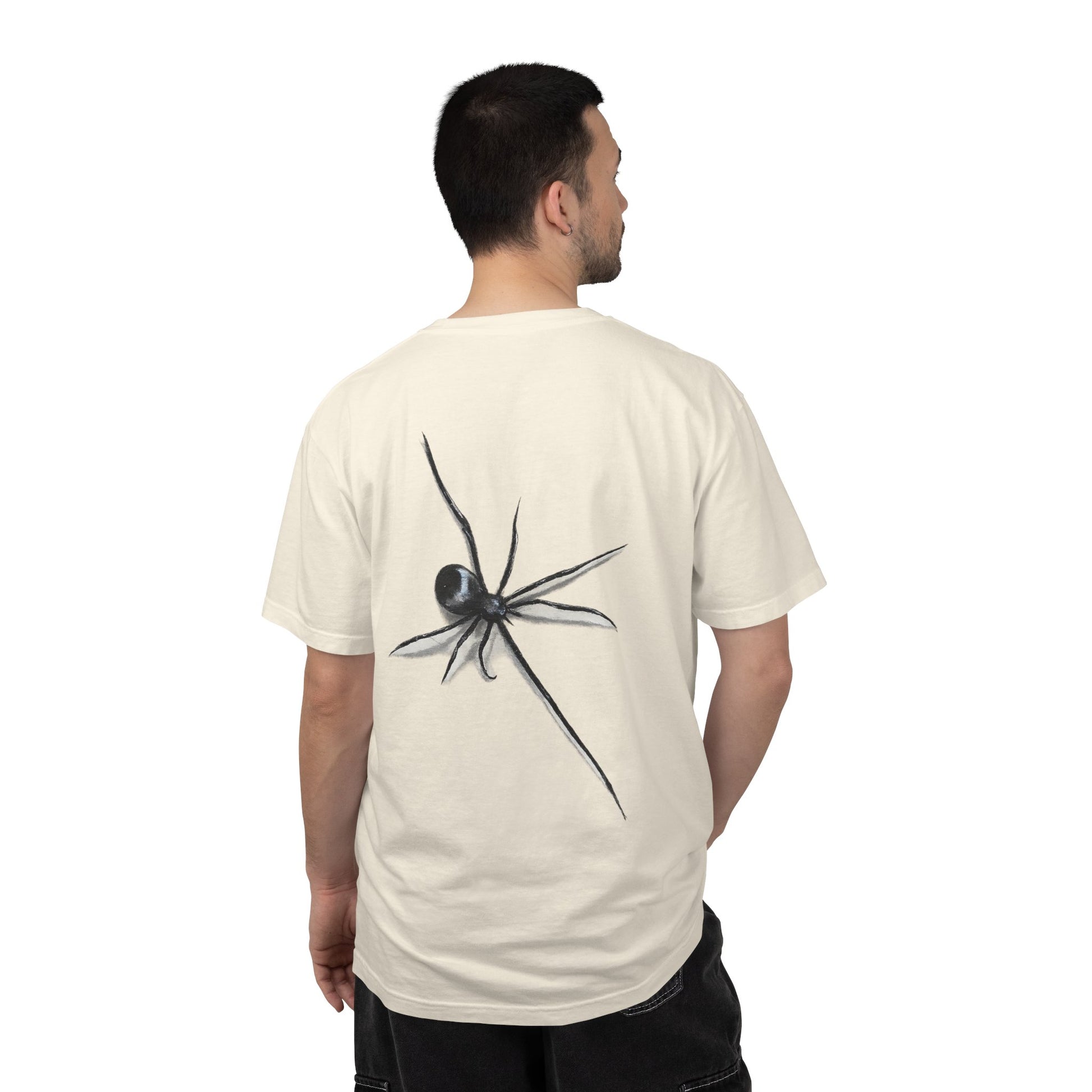 "ICY" Spider Graphic T‑Shirt — Minimal Back Illustration Skate/Streetwear