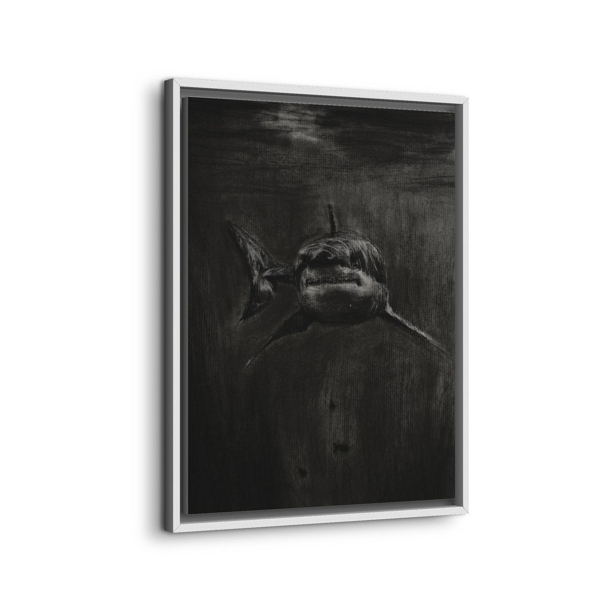 Dark Surrealist Framed Canvas Wall Art