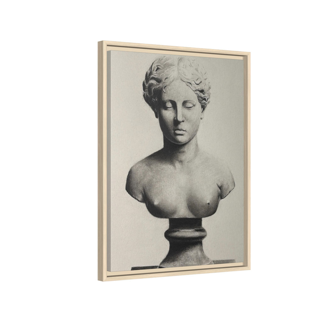 SCULPTURE Matte Canvas, Framed (Multi-color)