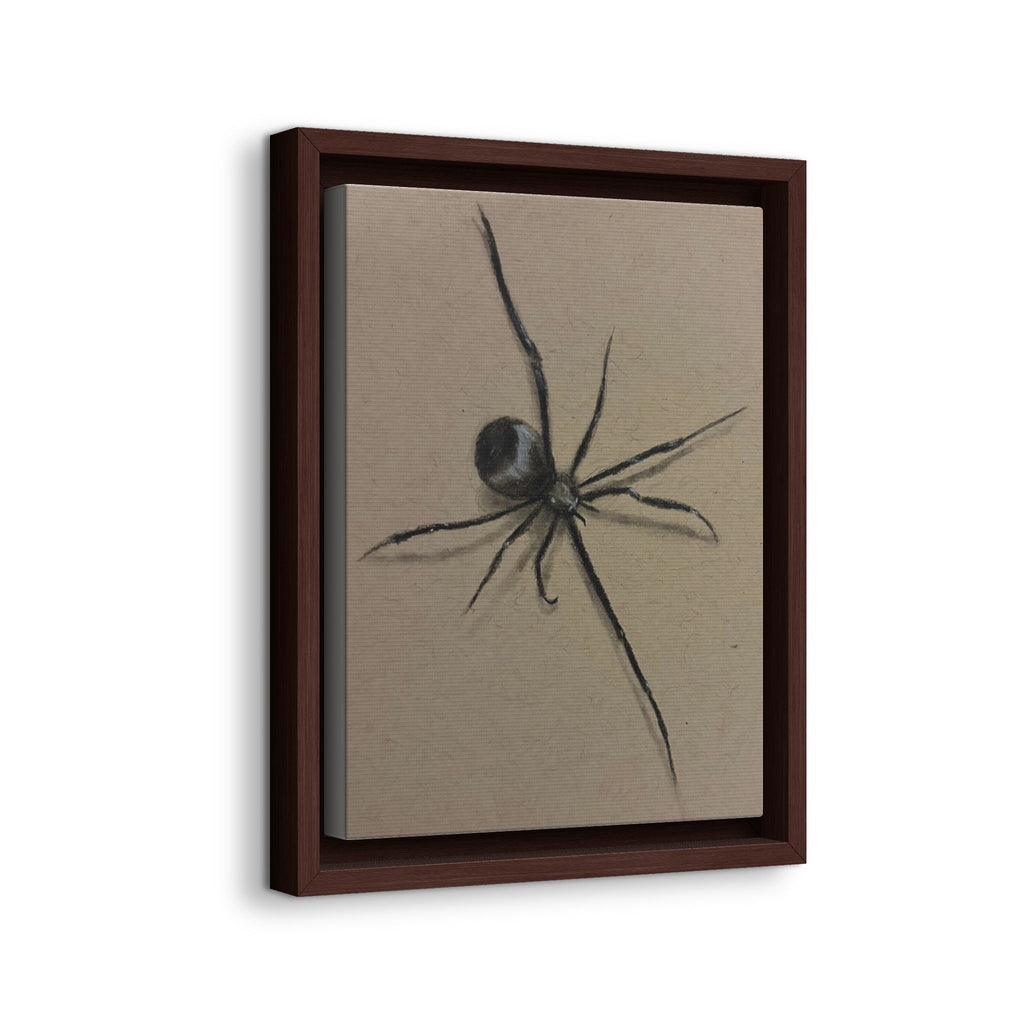 Framed Canvas Spider Wall Art