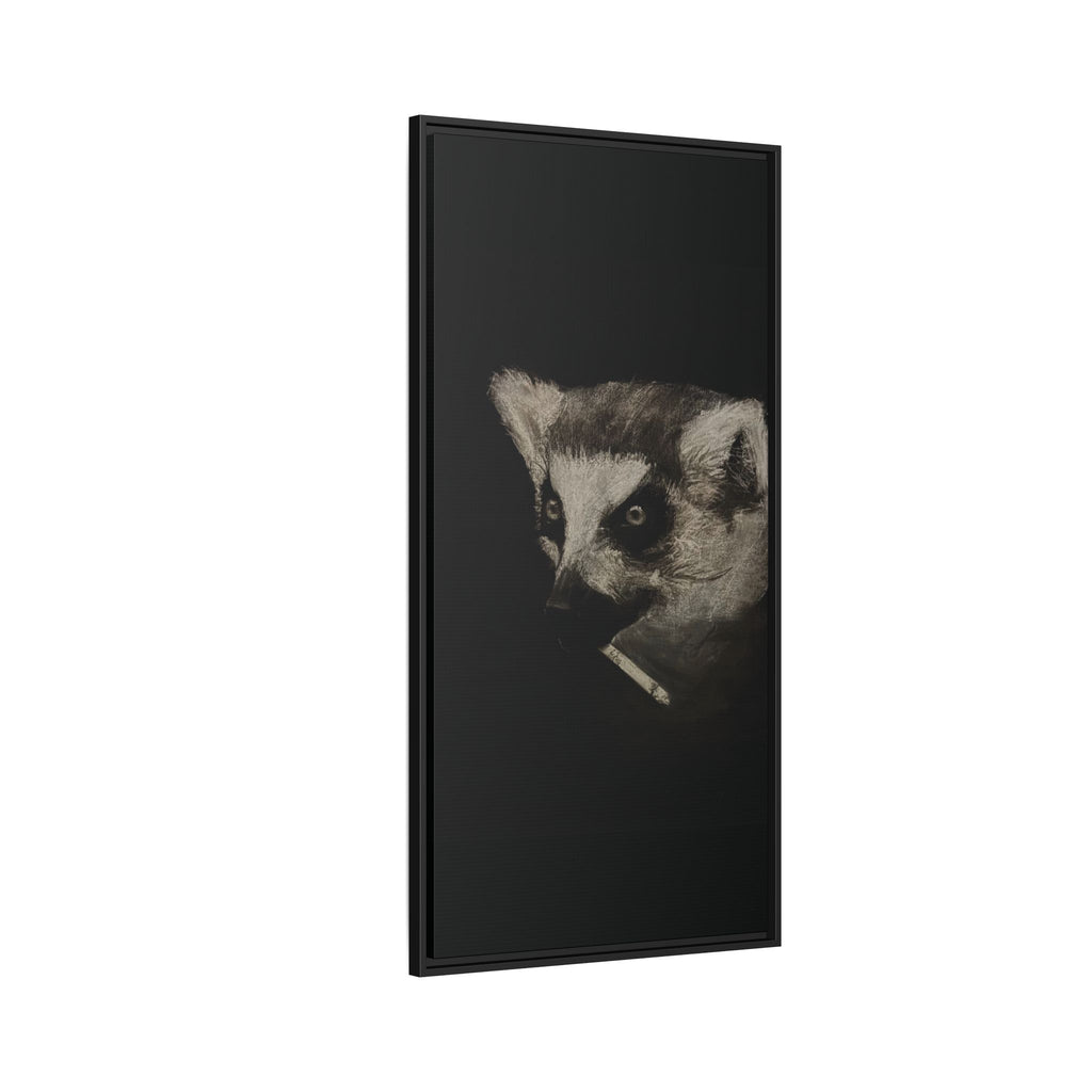 “Lemur” Matte Canvas, Framed (Multi-color)