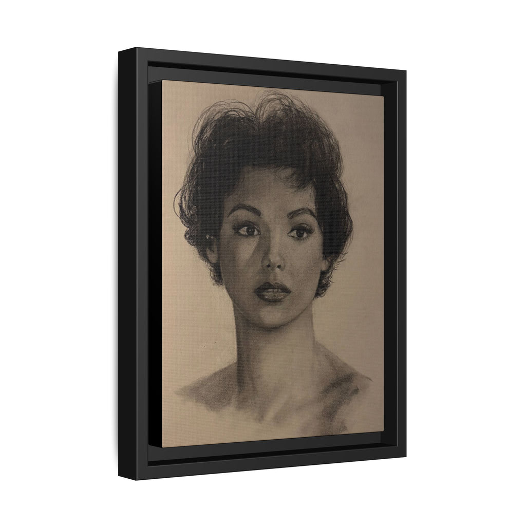 “Still Gaze” Matte Canvas, Framed (Multi-color) PRINT
