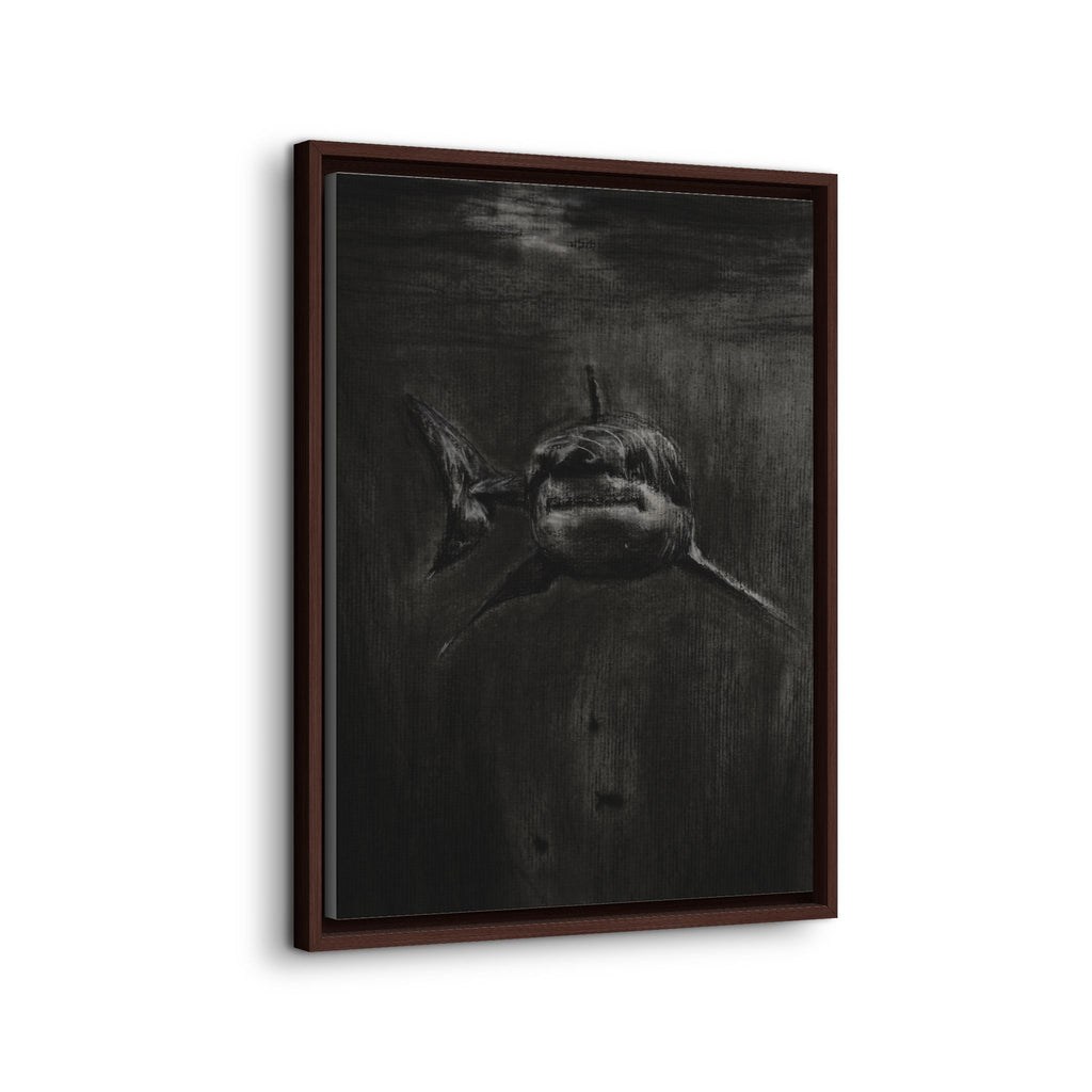 Dark Surrealist Framed Canvas Wall Art