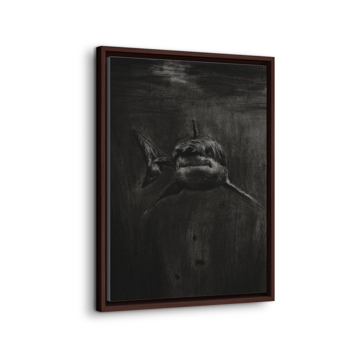 Dark Surrealist Framed Canvas Wall Art