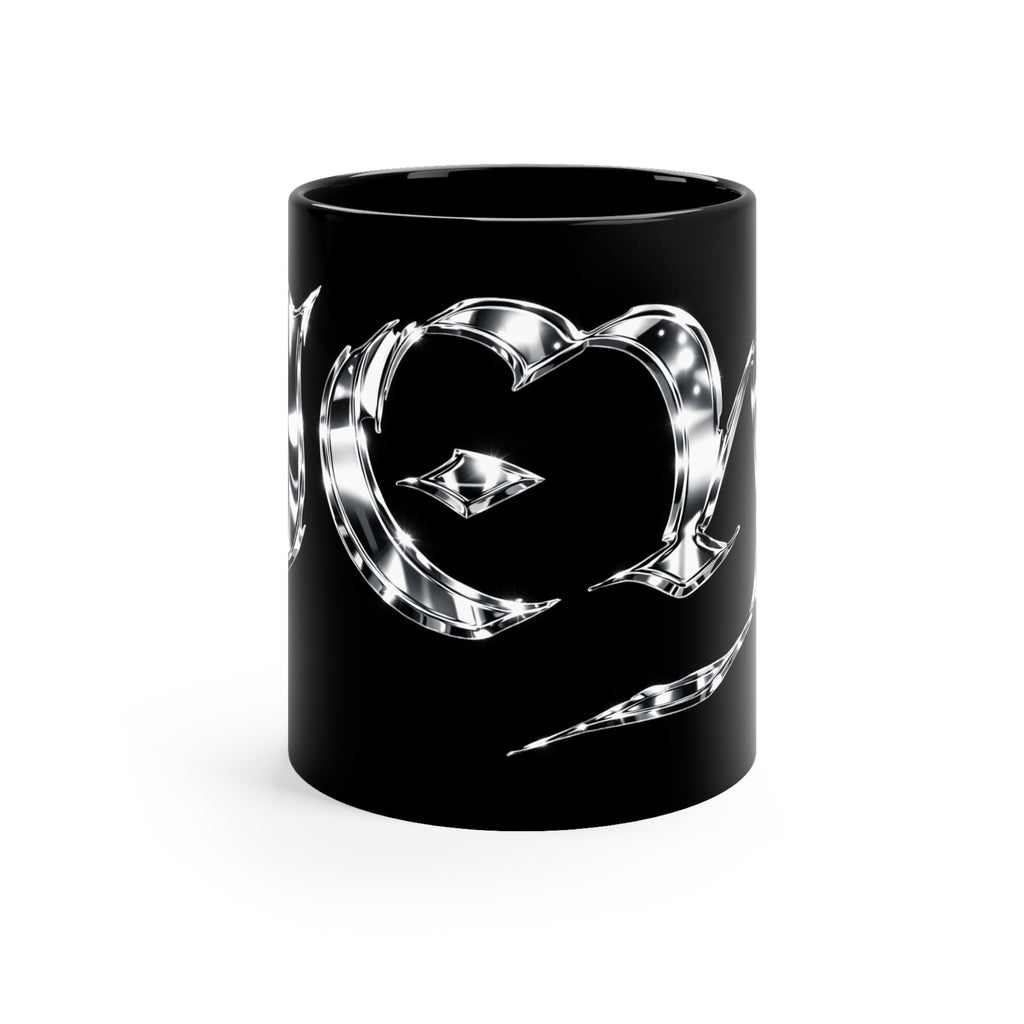 “icy” Black Coffee Mug, 11oz