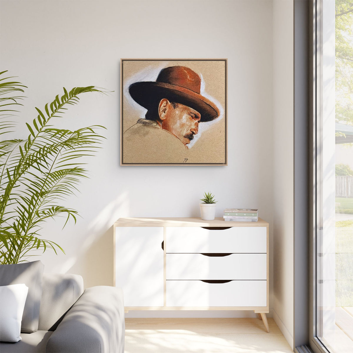Matte Canvas, Framed (Multi-color)