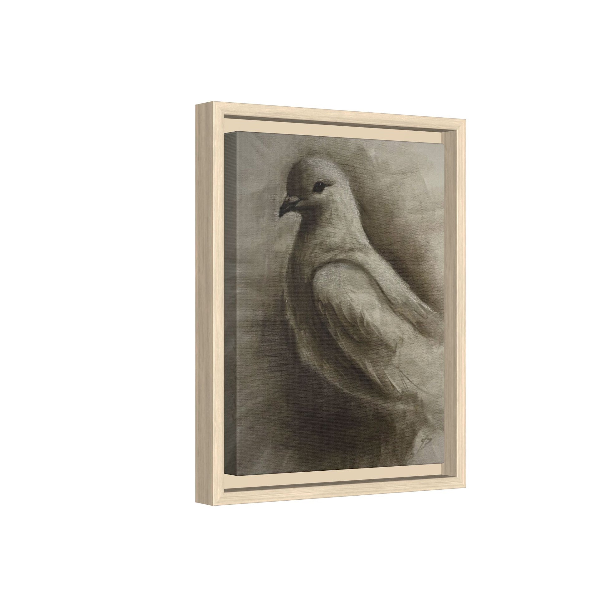 “Dove” Matte Canvas, Framed (Multi-color)