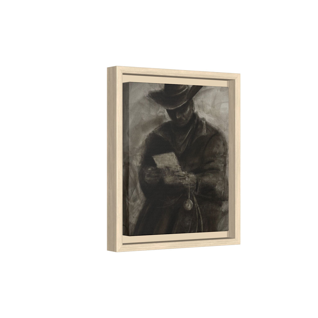 “Cowboy” Matte Canvas, Framed (Multi-color)