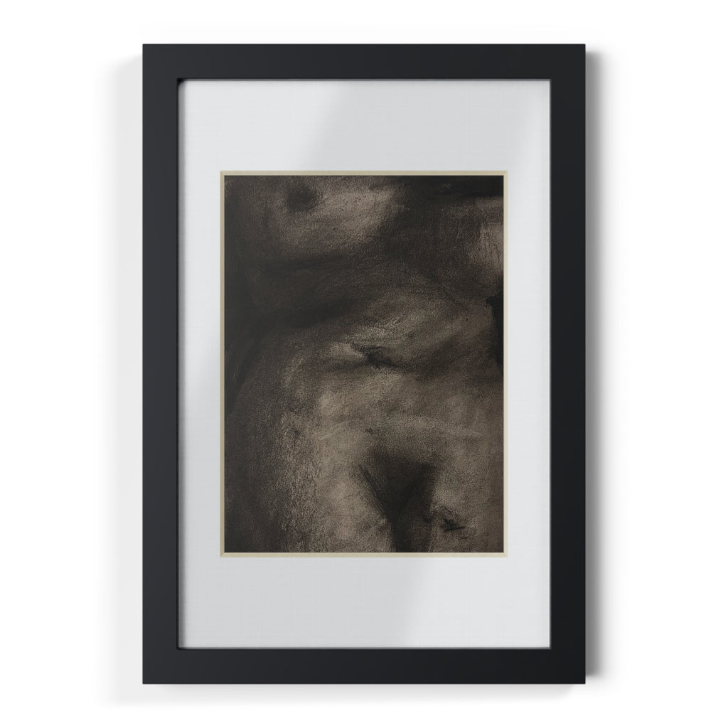 “The Price Of Intuition” Framed Posters, Black