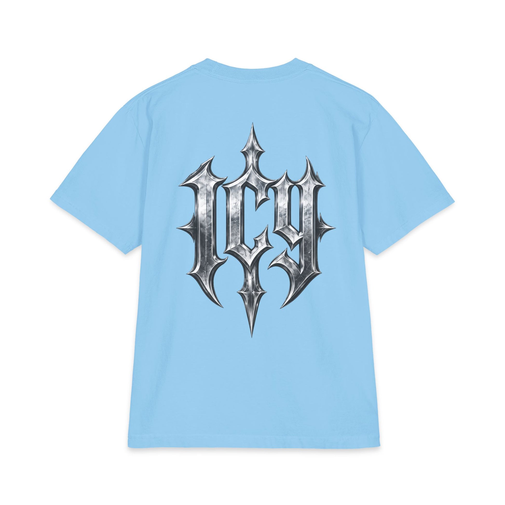 Metallic Spike Logo Short Sleeve Graphic T-Shirt