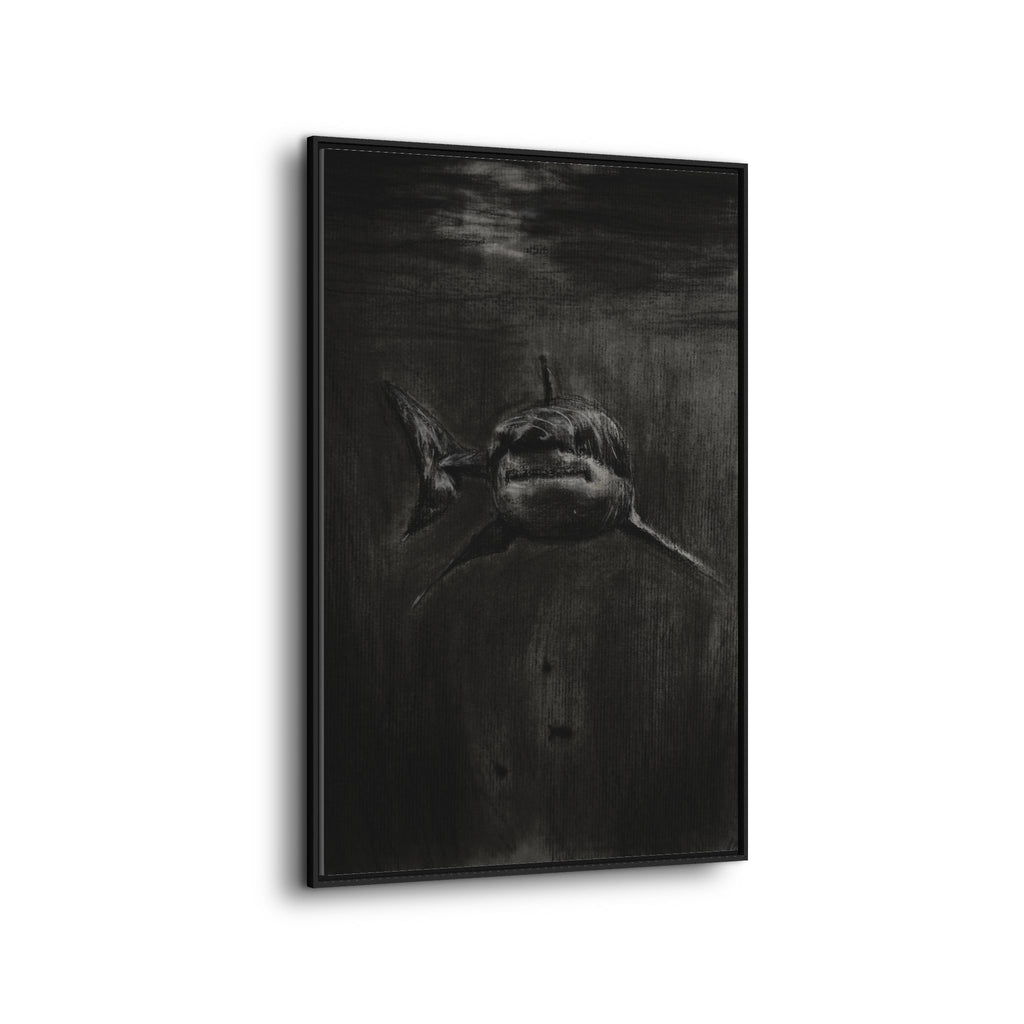 Dark Surrealist Framed Canvas Wall Art
