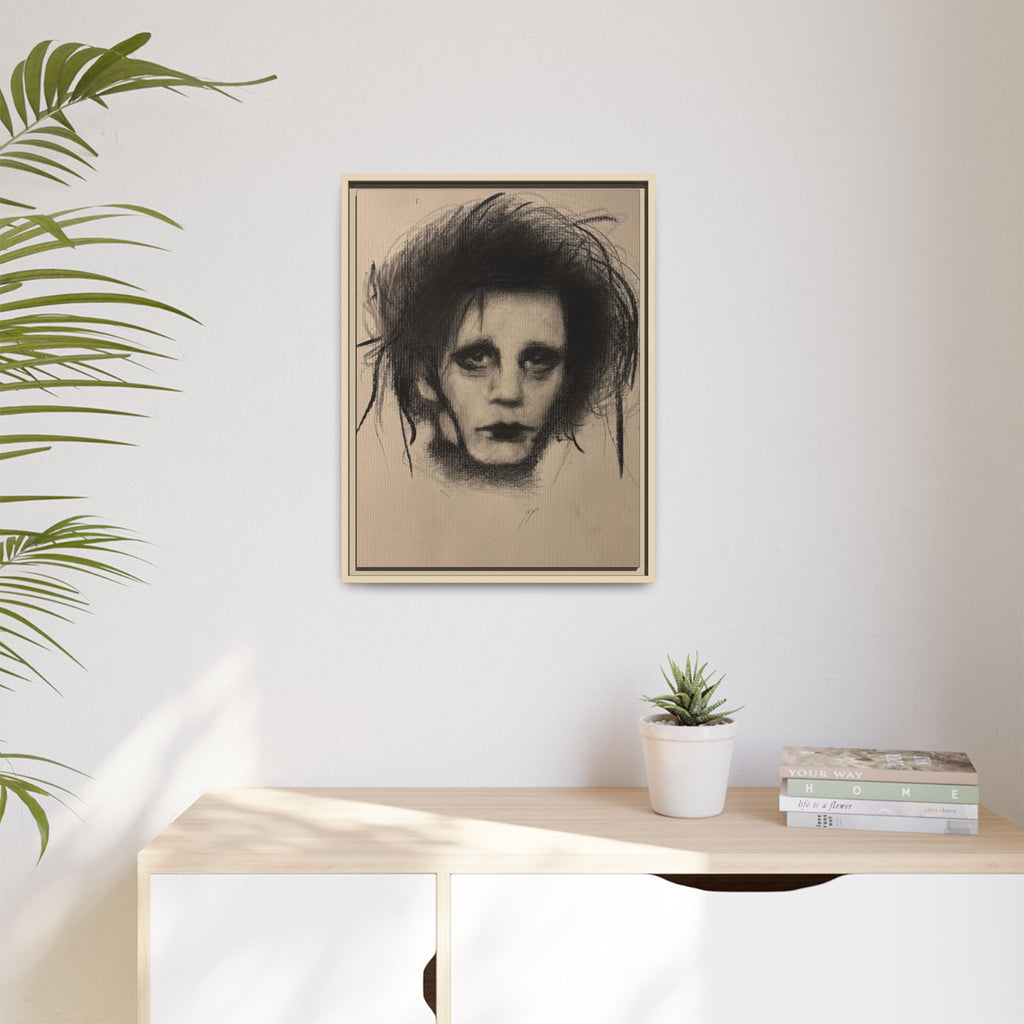 “Edward” Matte Canvas, Framed (Multi-color)