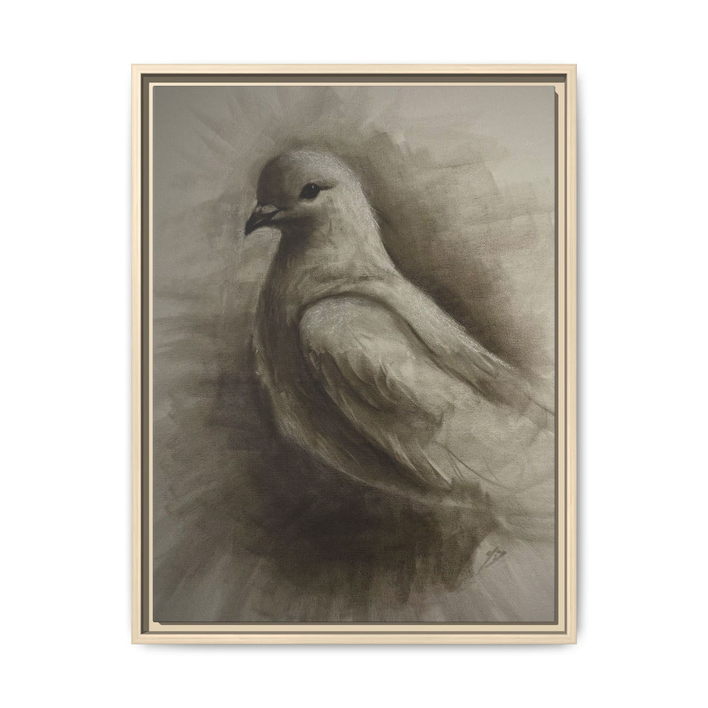 “Dove” Matte Canvas, Framed (Multi-color)