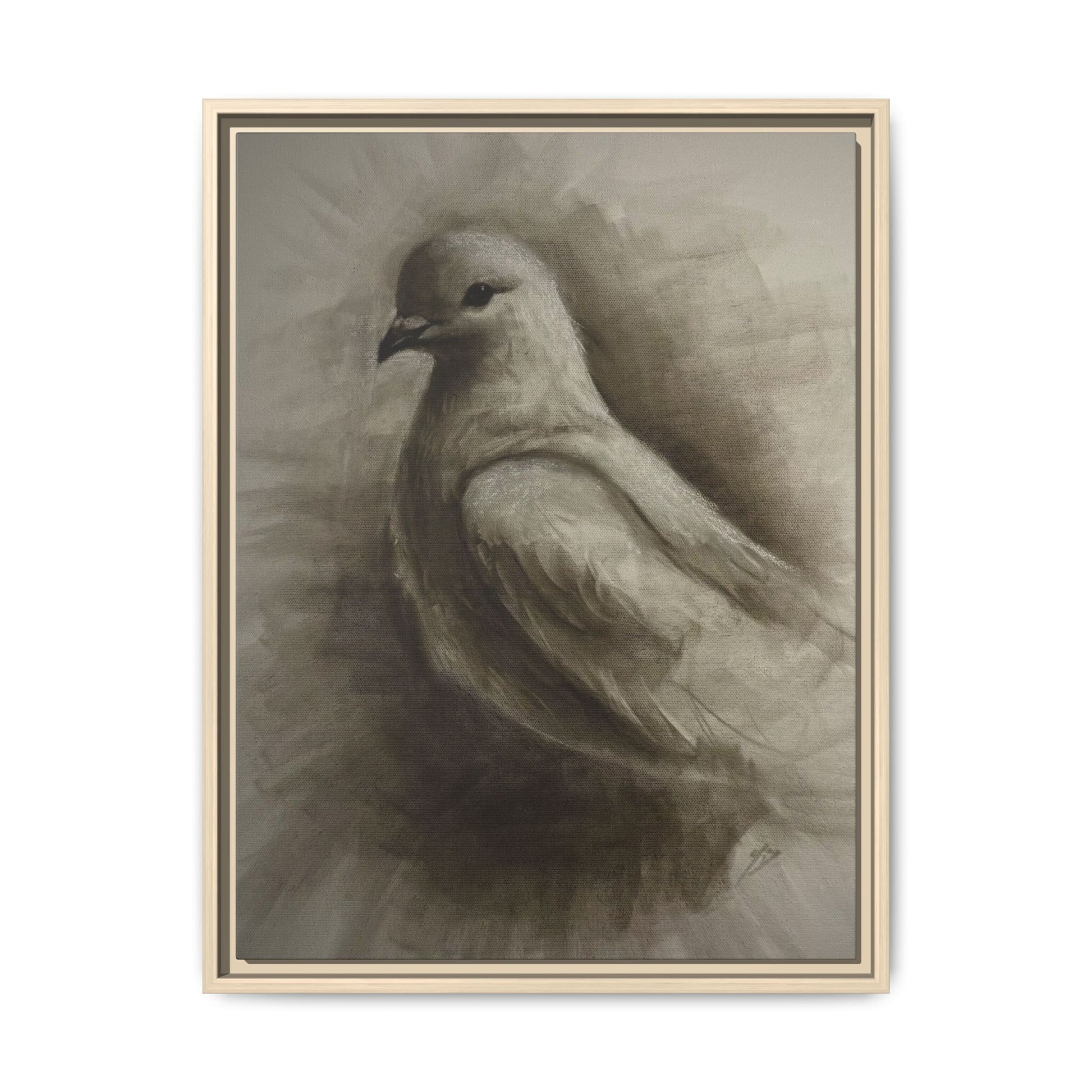 “Dove” Matte Canvas, Framed (Multi-color)