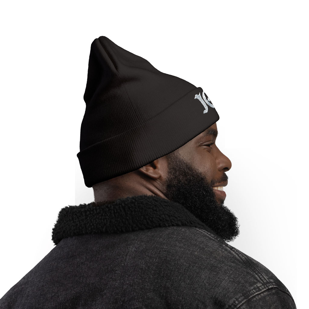 “ICY” Knit Beanie (Embroidery)