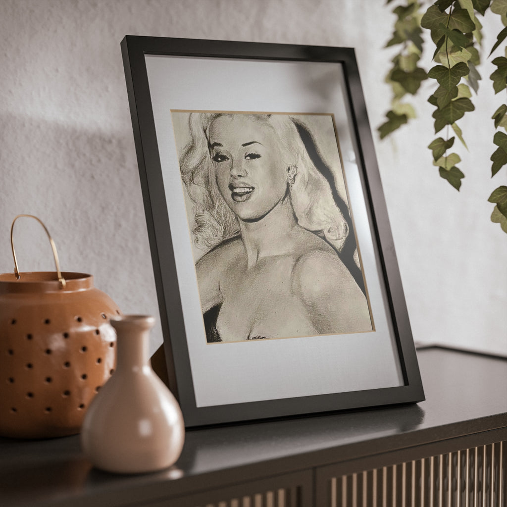 “Diana” Framed Posters, Black