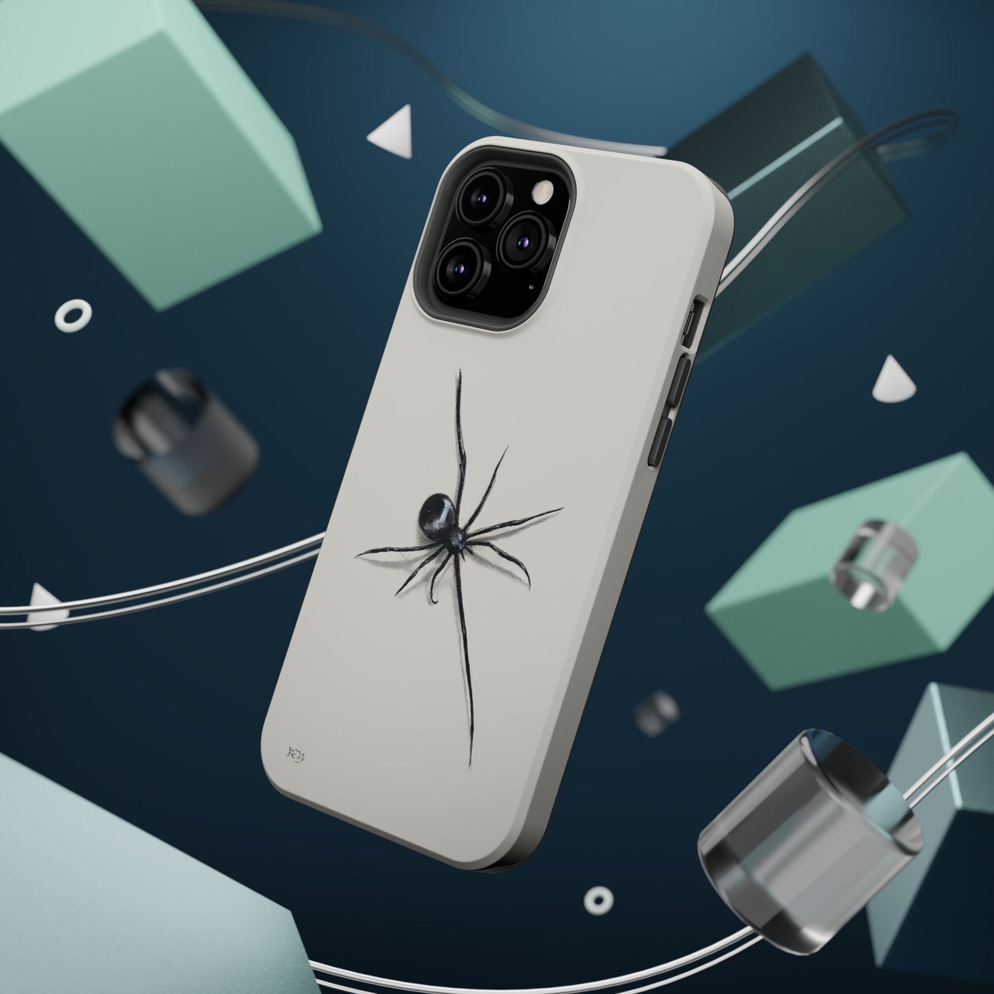"ICY" Spider Sketch Magnetic Impact-Resistant Phone Case