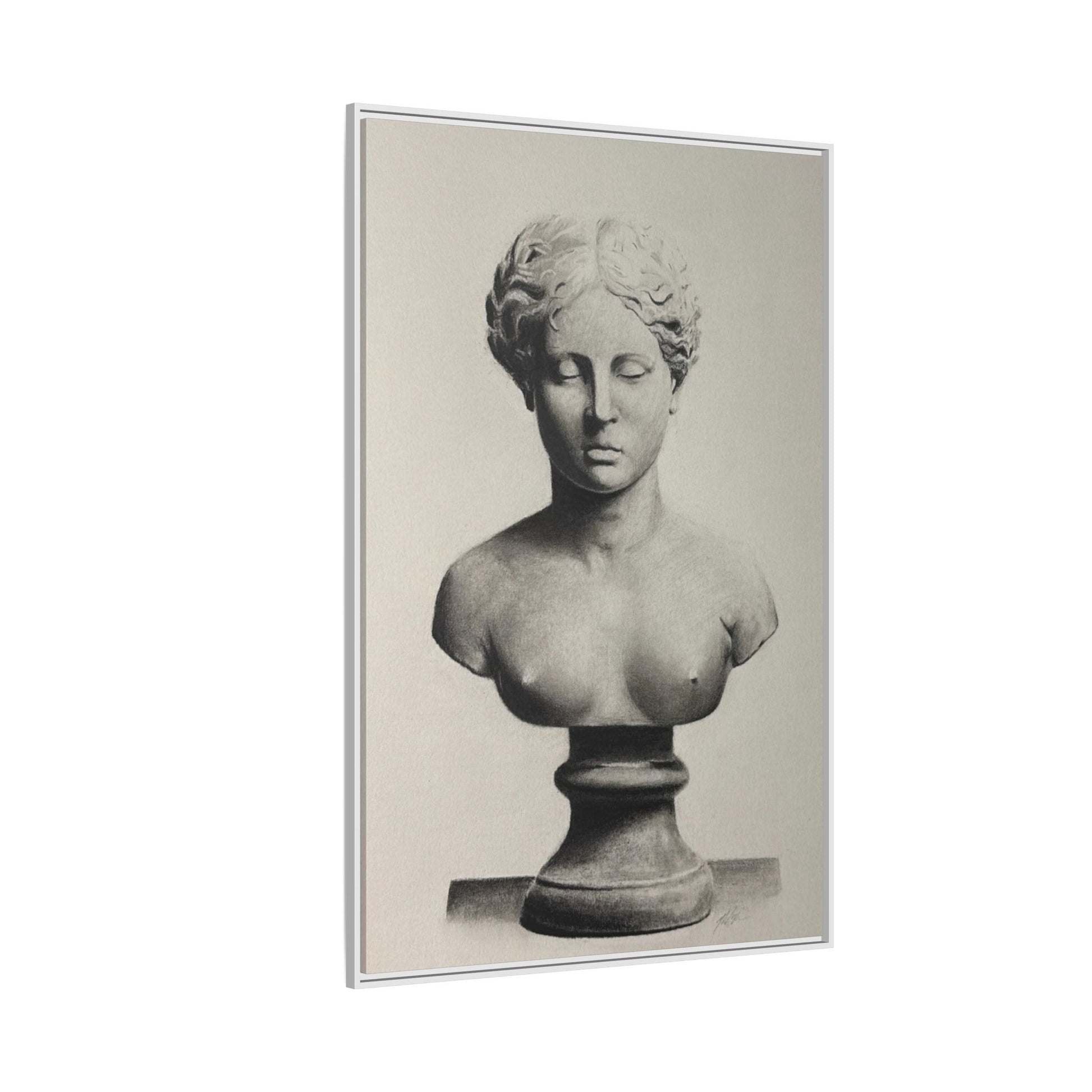 SCULPTURE Matte Canvas, Framed (Multi-color)