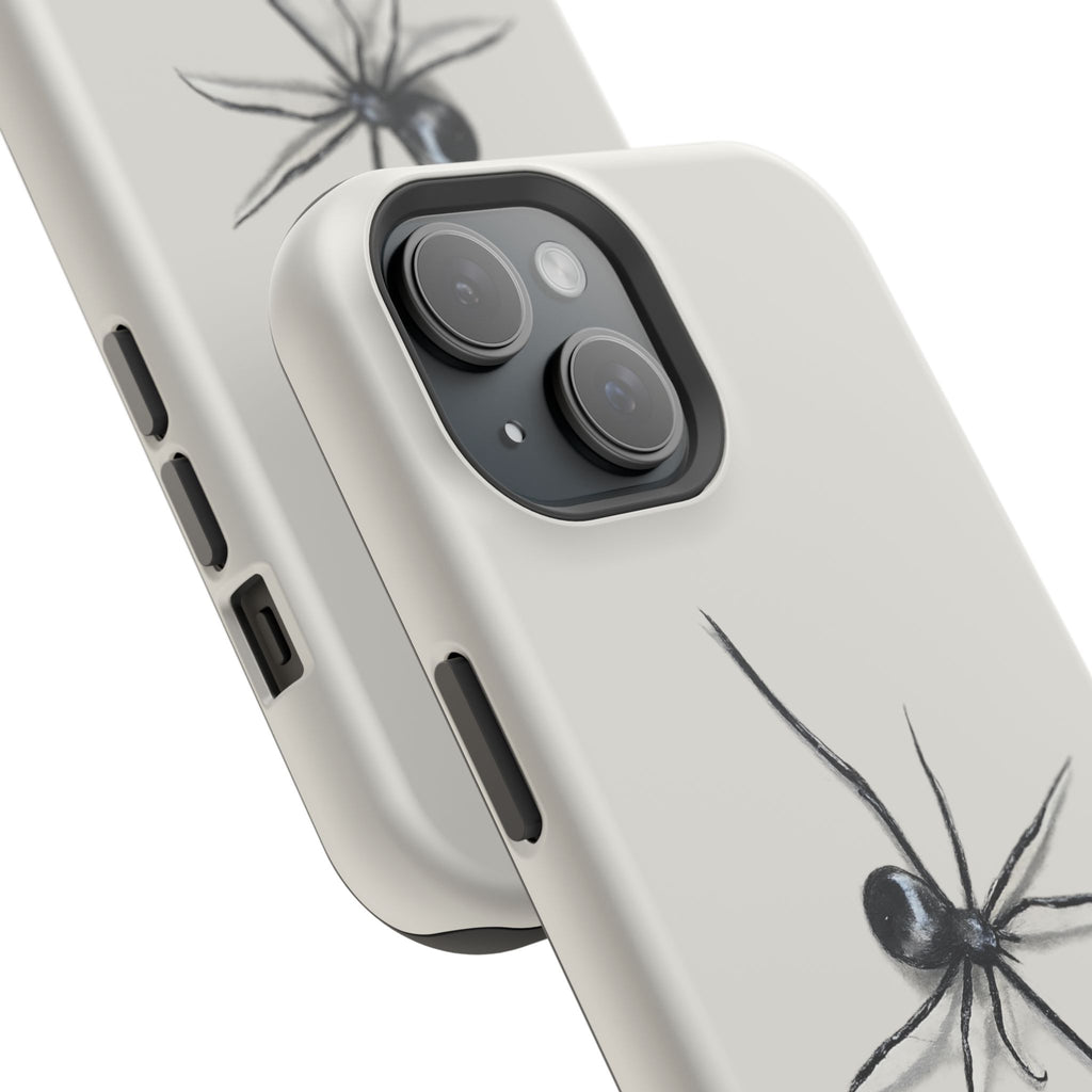 "ICY" Spider Sketch Magnetic Impact-Resistant Phone Case