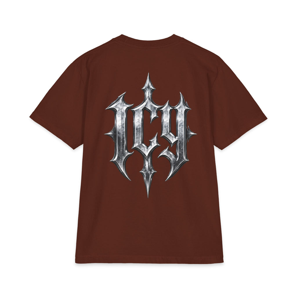 Metallic Spike Logo Short Sleeve Graphic T-Shirt