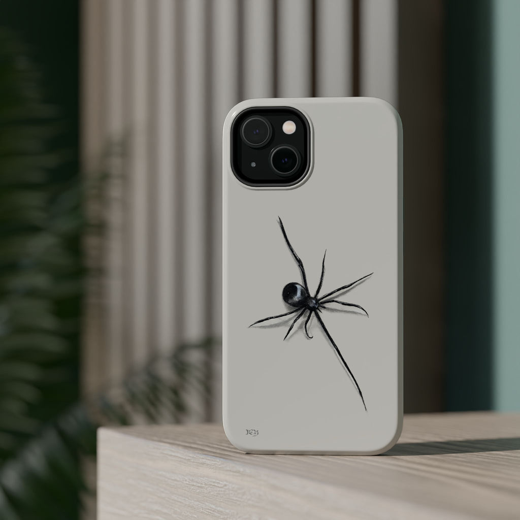 "ICY" Spider Sketch Magnetic Impact-Resistant Phone Case