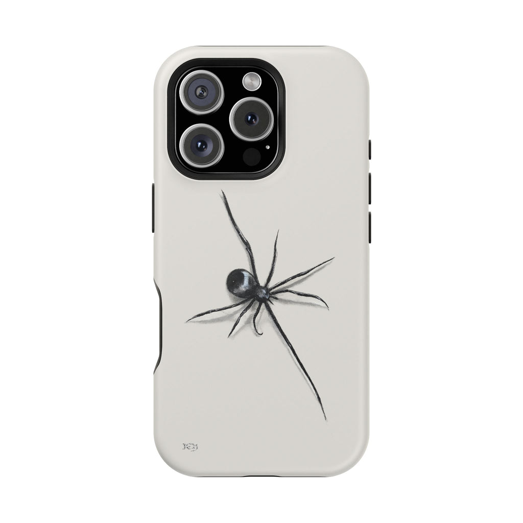 "ICY" Spider Sketch Magnetic Impact-Resistant Phone Case