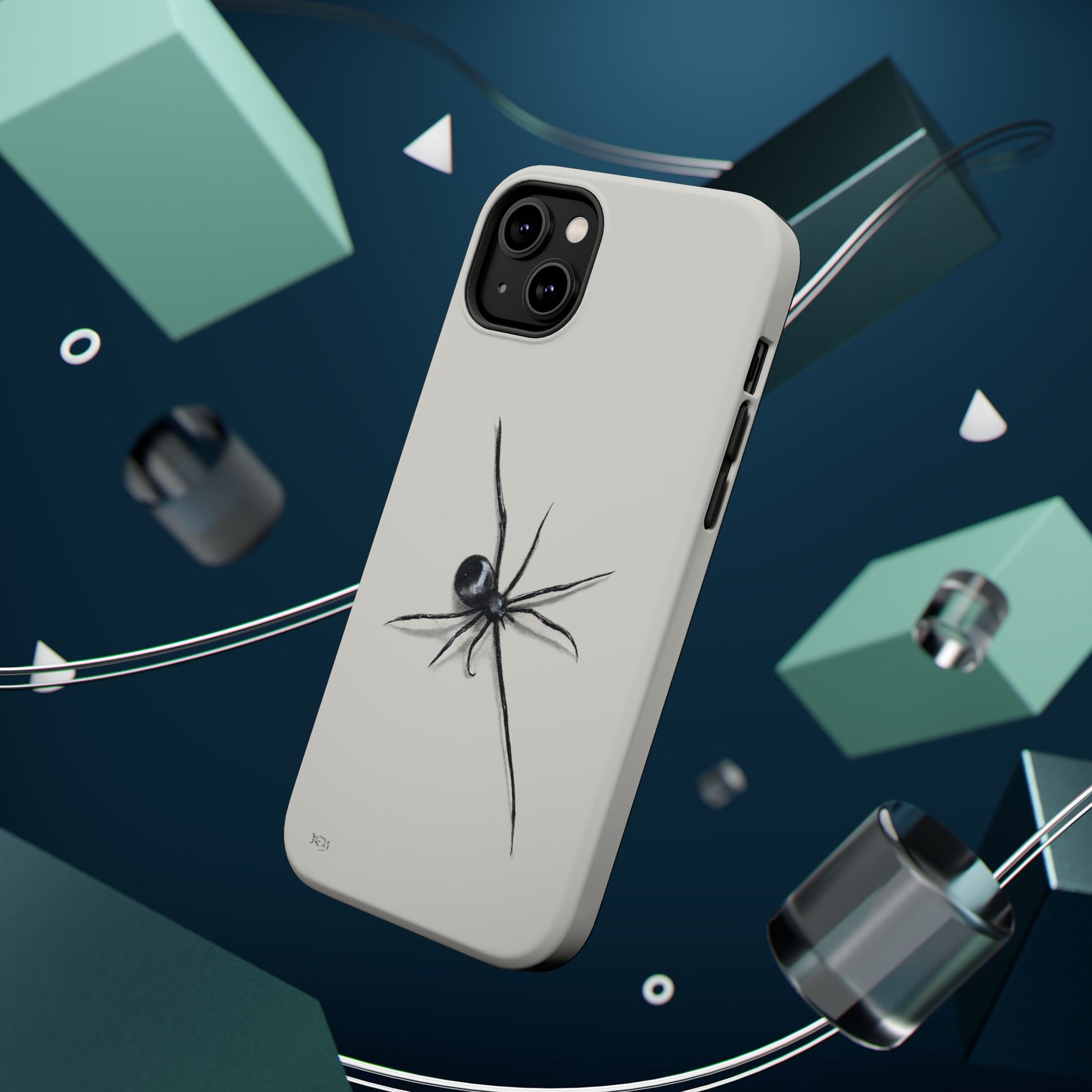 "ICY" Spider Sketch Magnetic Impact-Resistant Phone Case