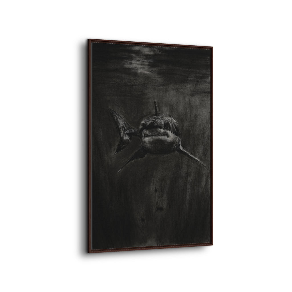 Dark Surrealist Framed Canvas Wall Art