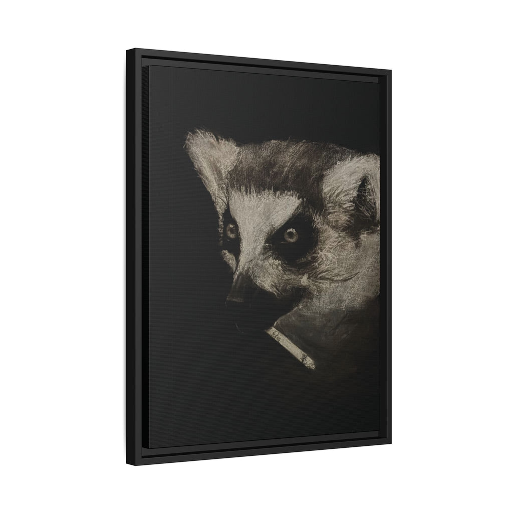 “Lemur” Matte Canvas, Framed (Multi-color)