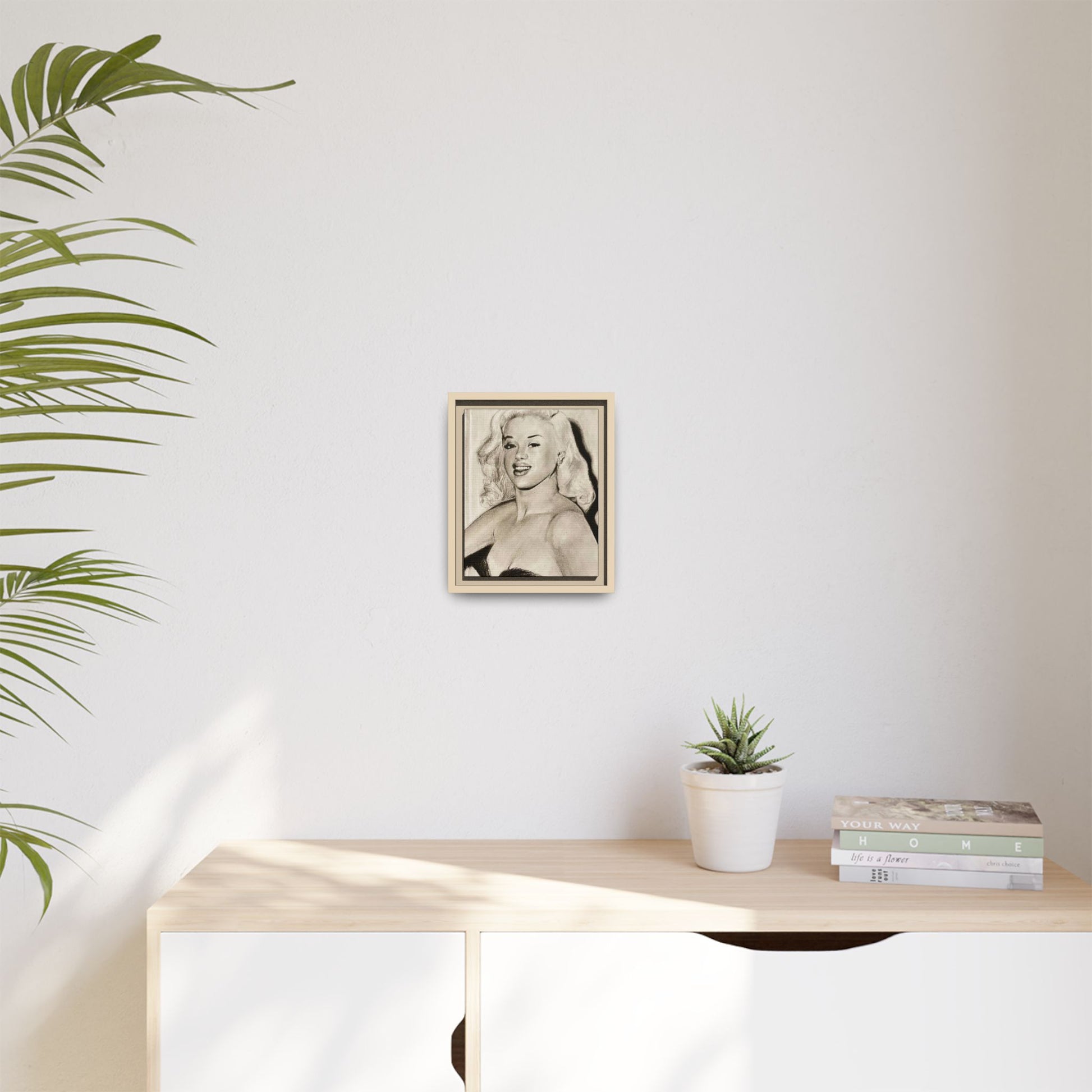 “Diana” Matte Canvas, Framed (Multi-color)