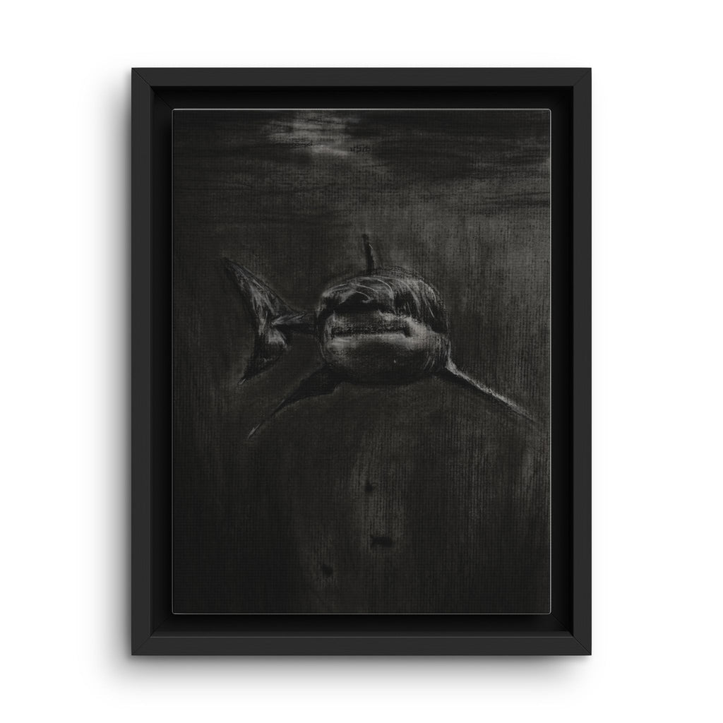 Dark Surrealist Framed Canvas Wall Art