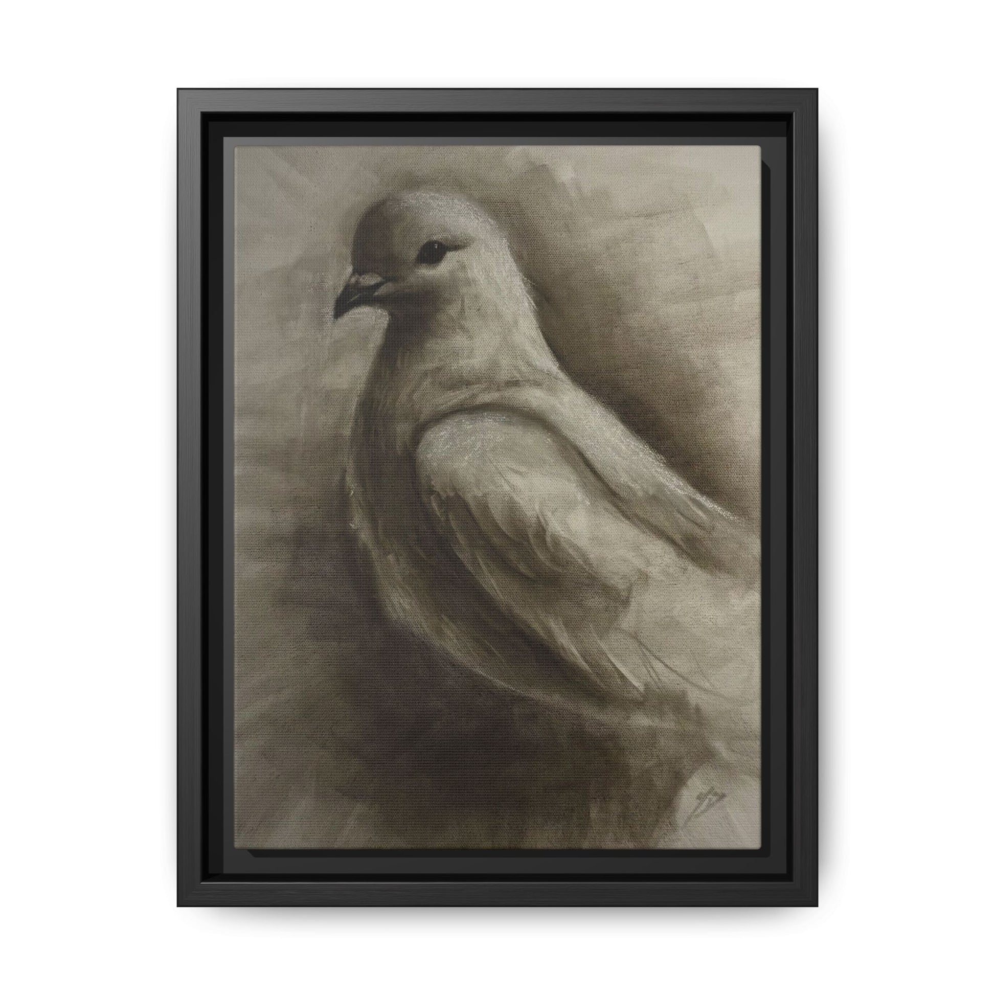 “Dove” Matte Canvas, Framed (Multi-color)