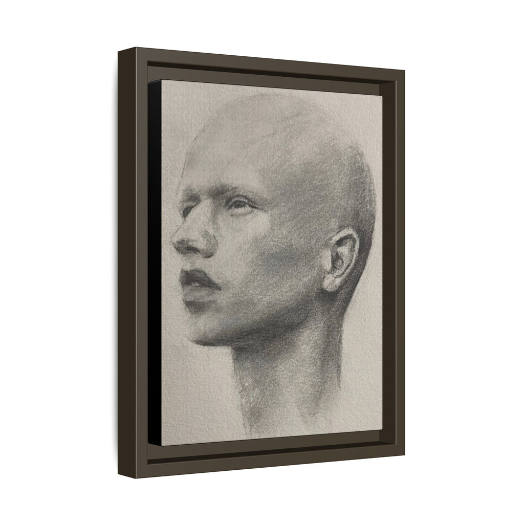“Moon Face” Matte Canvas, Framed (Multi-color)