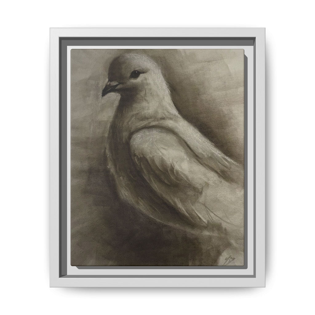 “Dove” Matte Canvas, Framed (Multi-color)