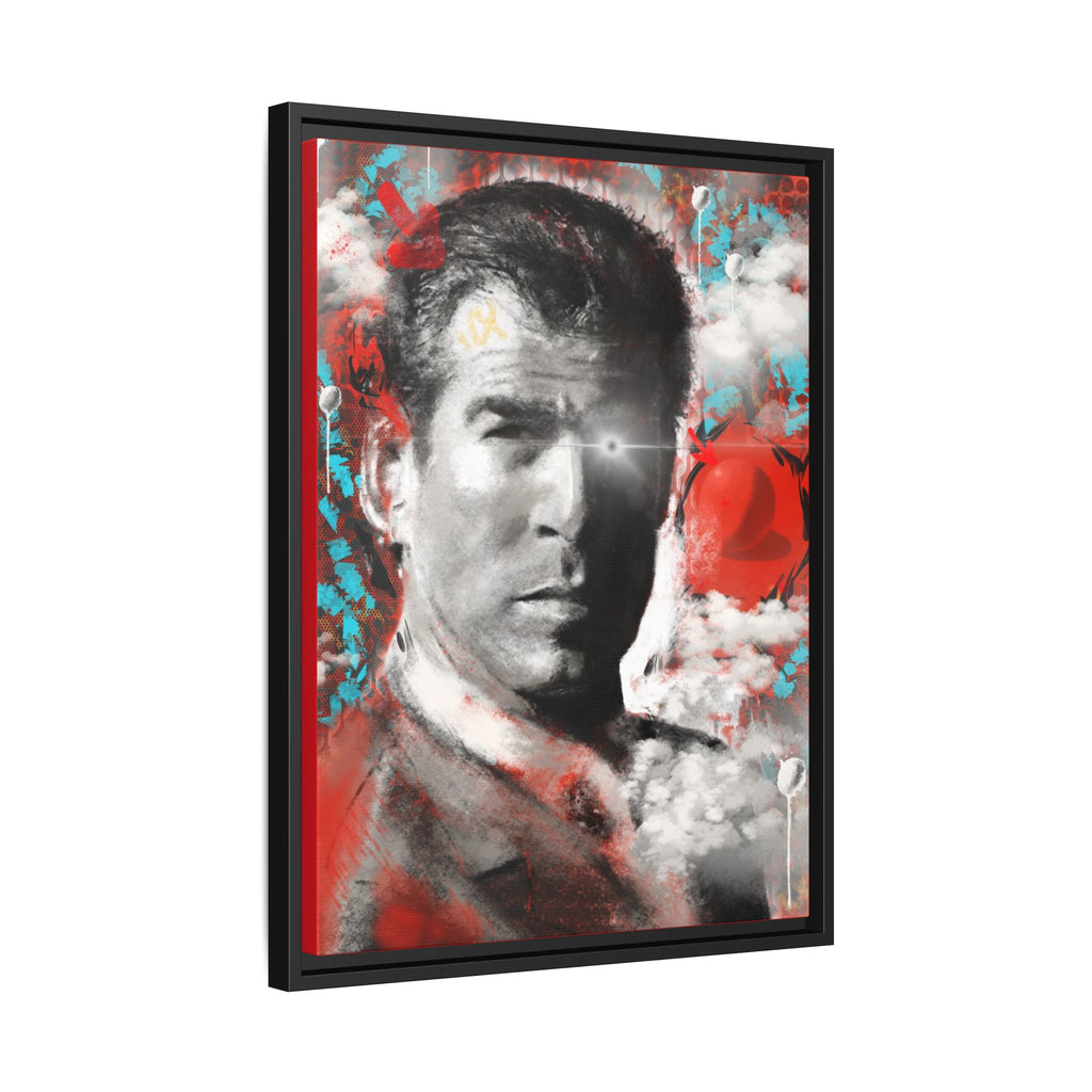 “James” Matte Canvas, Framed (Multi-color)
