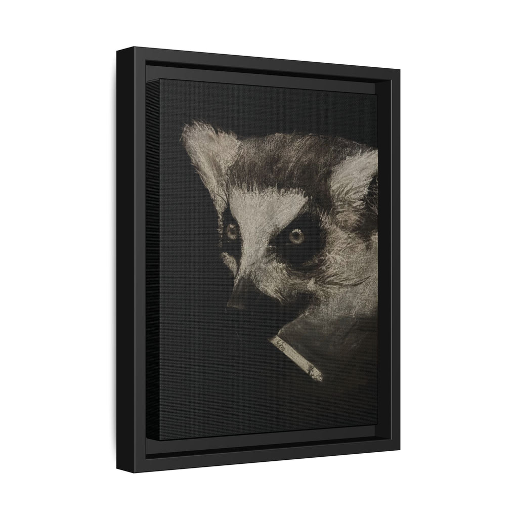 “Lemur” Matte Canvas, Framed (Multi-color)