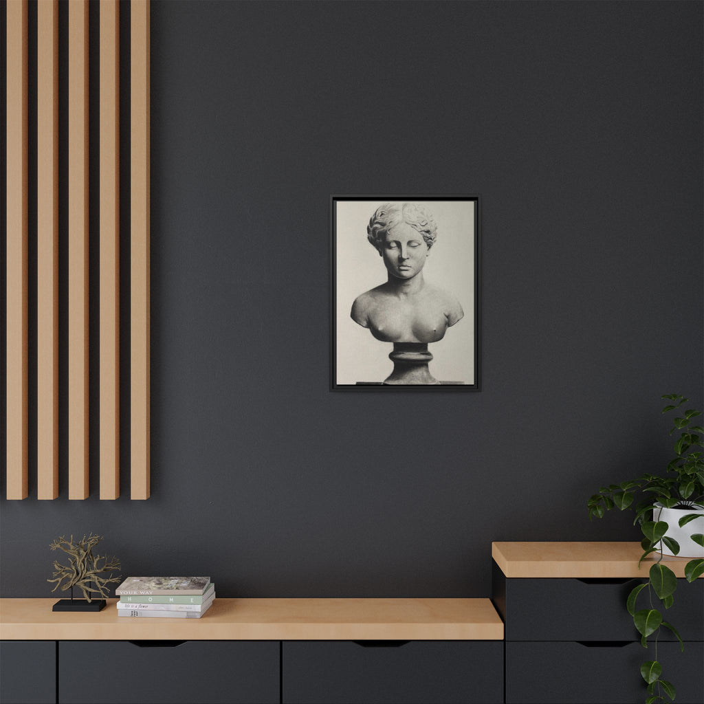SCULPTURE Matte Canvas, Framed (Multi-color)