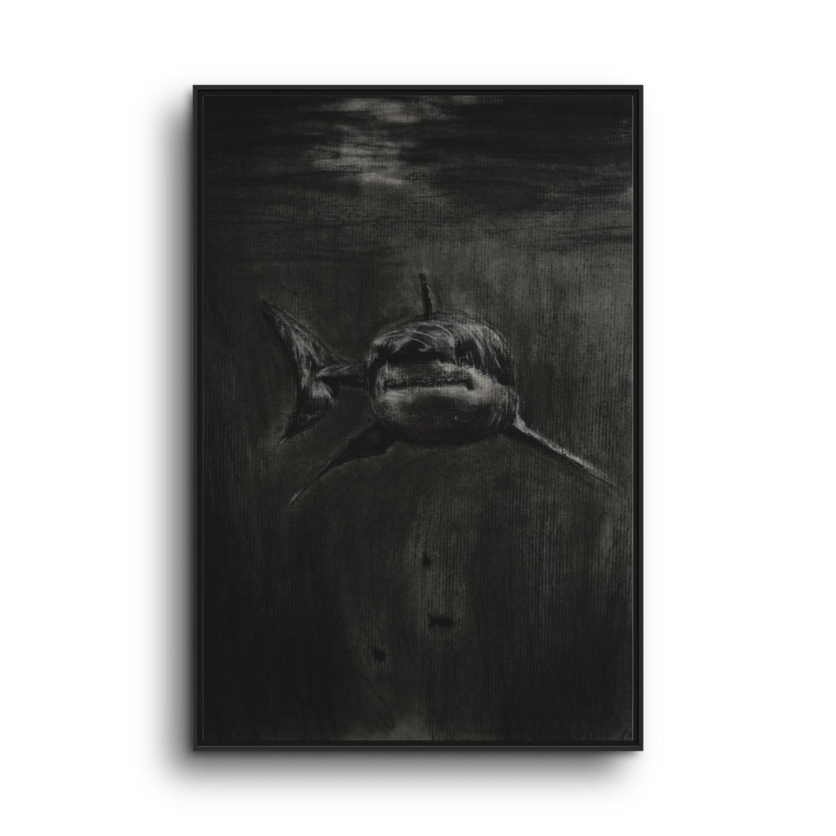 Dark Surrealist Framed Canvas Wall Art