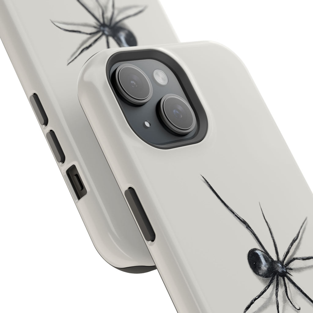 "ICY" Spider Sketch Magnetic Impact-Resistant Phone Case