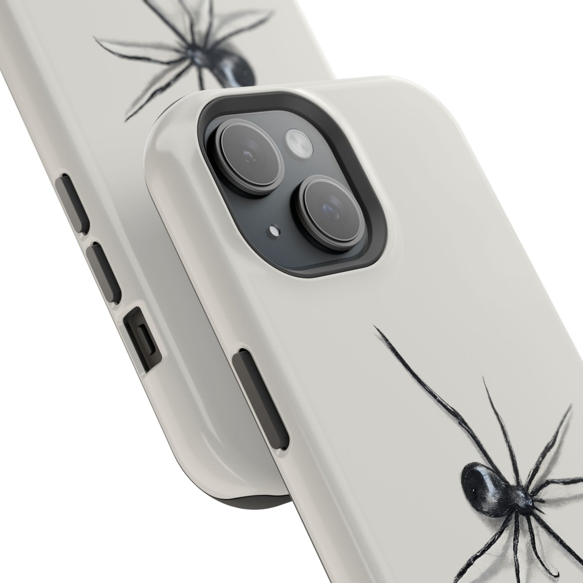 "ICY" Spider Sketch Magnetic Impact-Resistant Phone Case