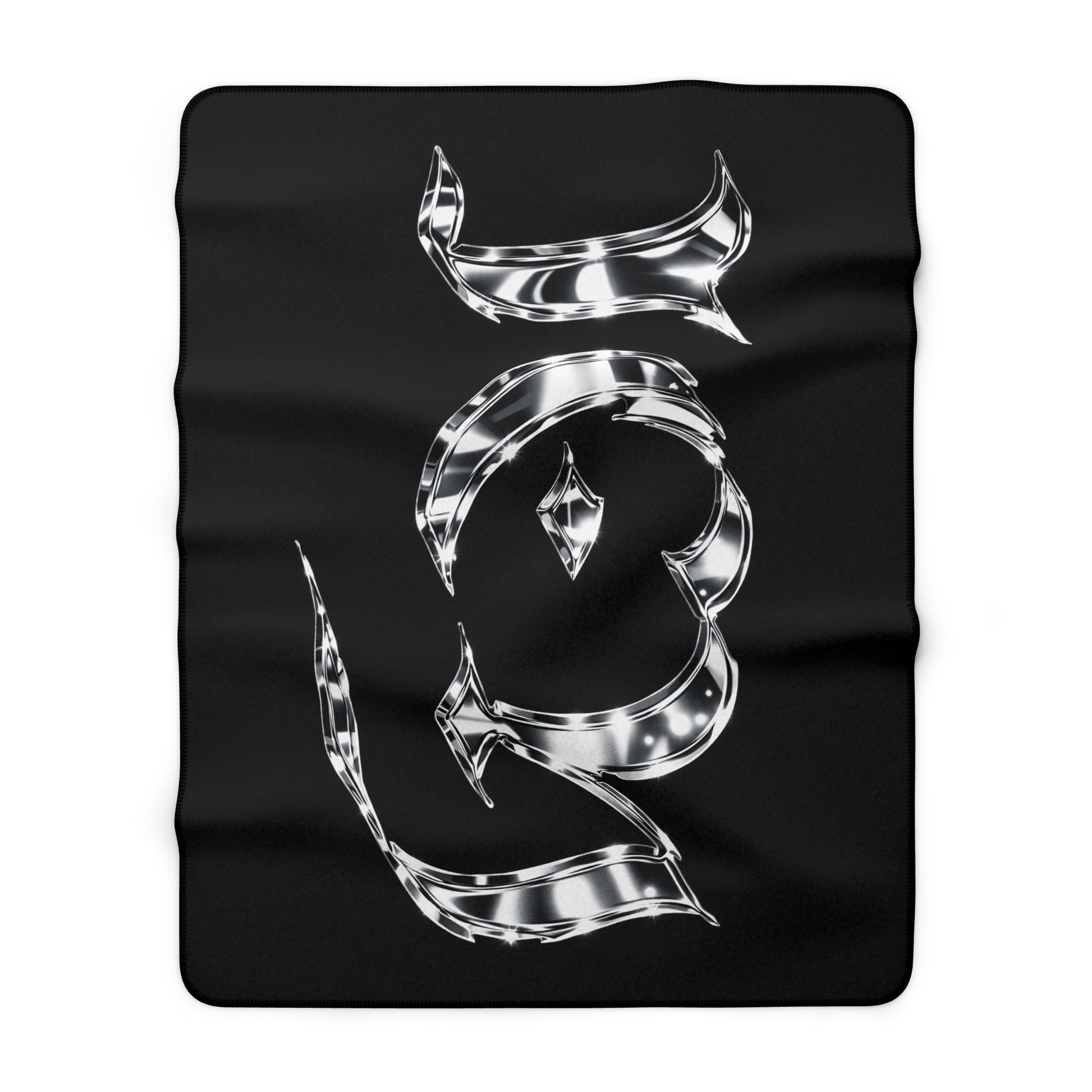 “icy” Sherpa Fleece Blanket