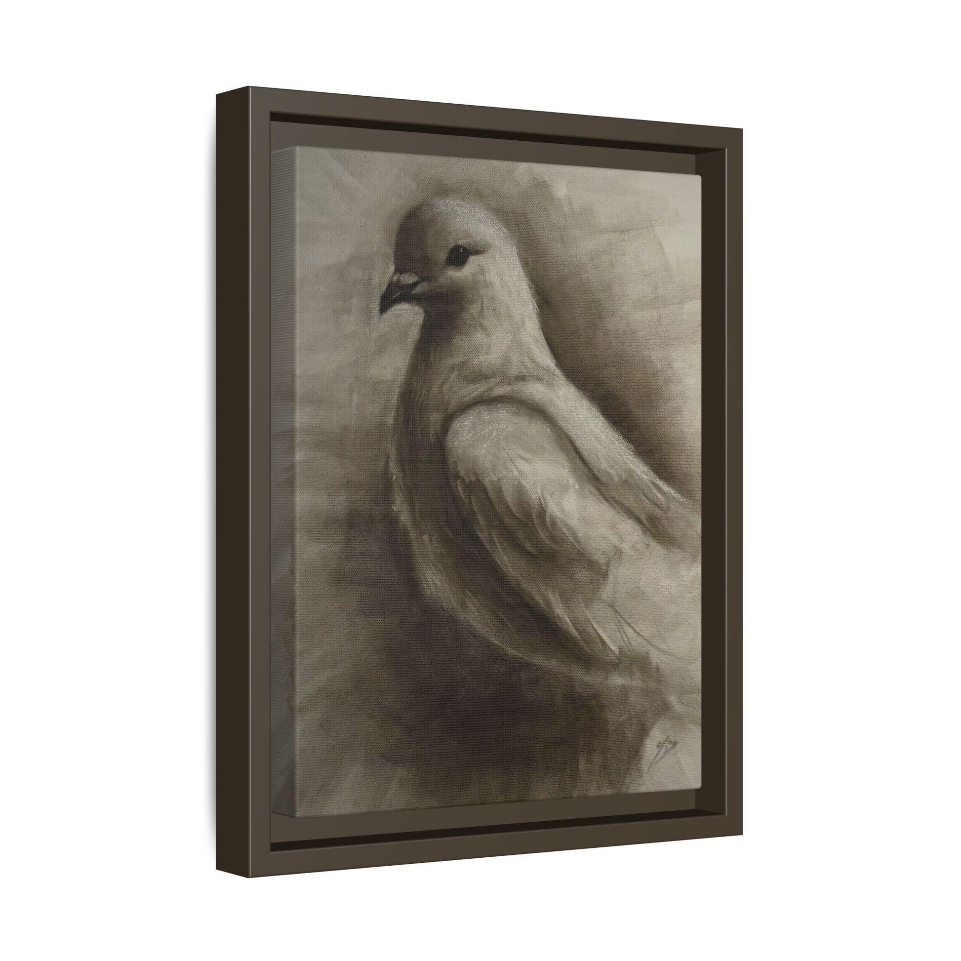 “Dove” Matte Canvas, Framed (Multi-color)