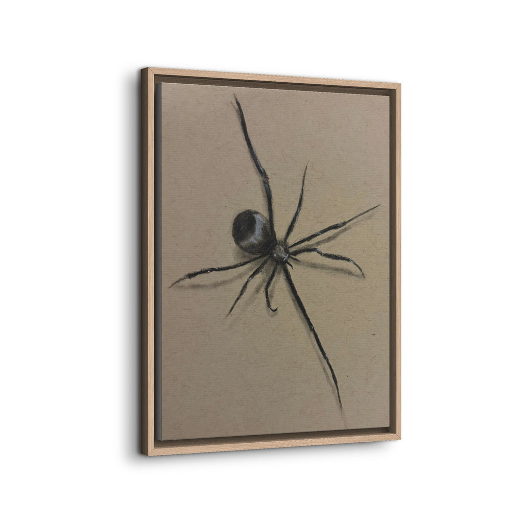 Framed Canvas Spider Wall Art