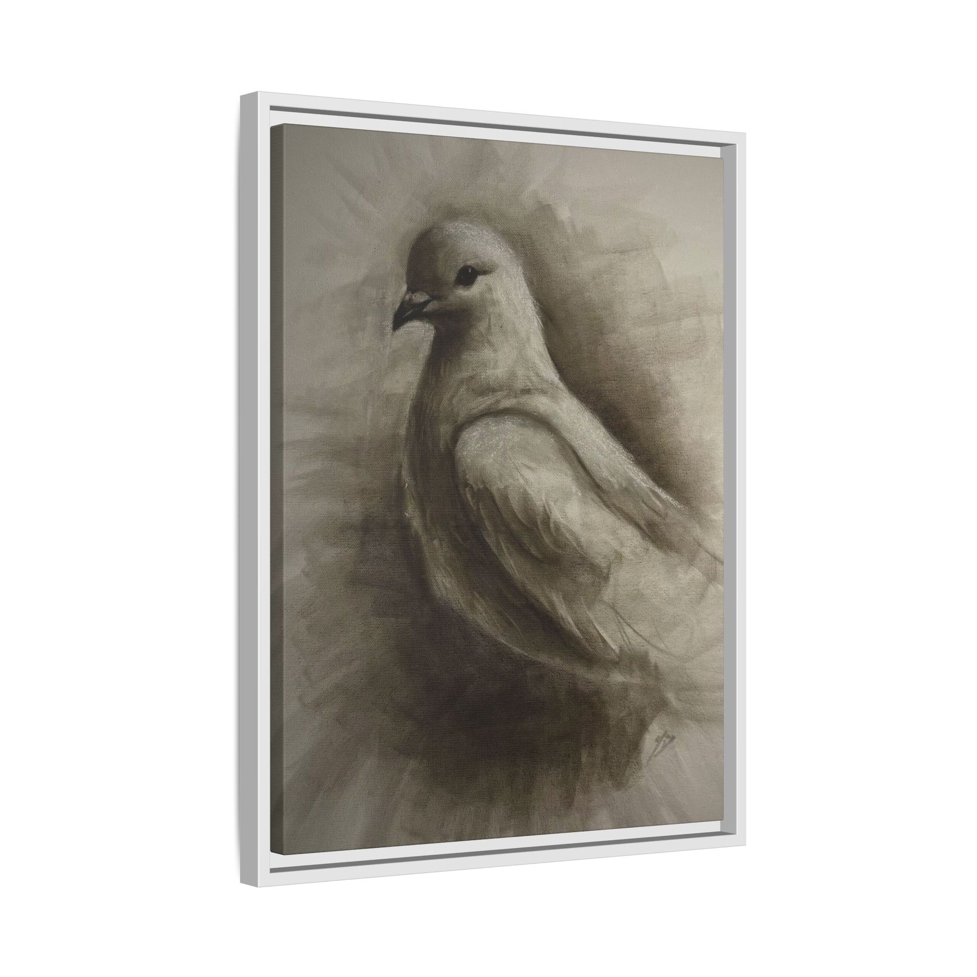 “Dove” Matte Canvas, Framed (Multi-color)