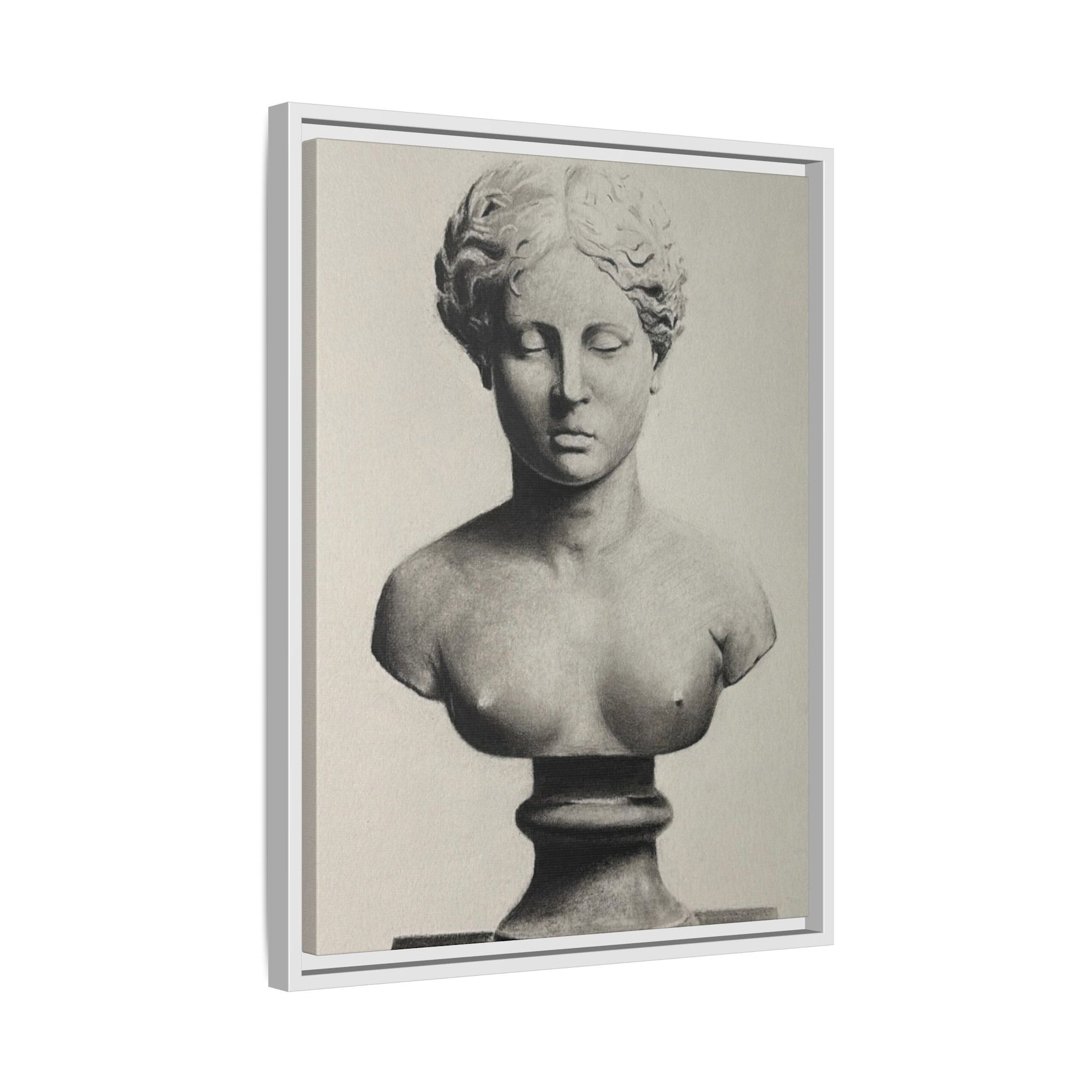 SCULPTURE Matte Canvas, Framed (Multi-color)
