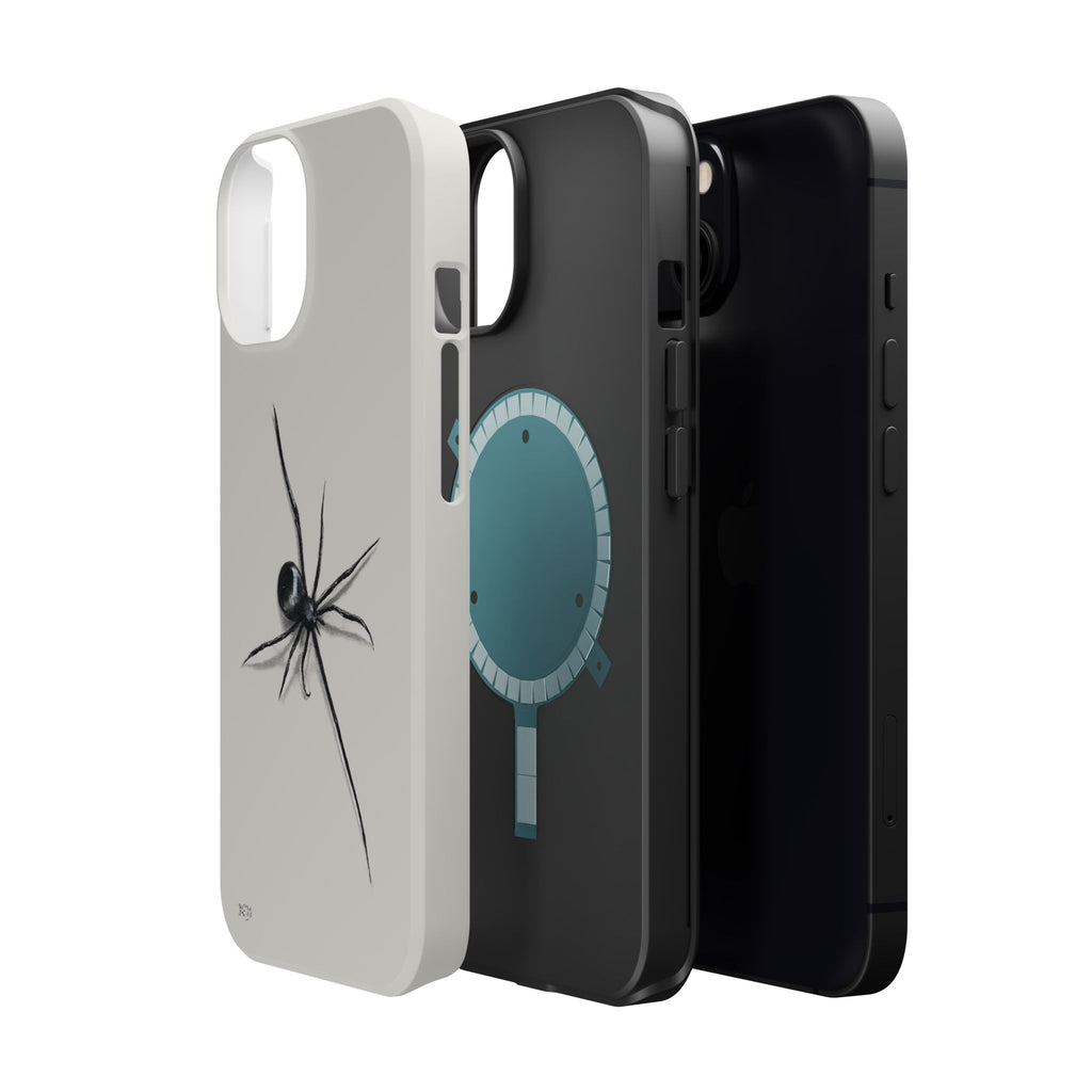"ICY" Spider Sketch Magnetic Impact-Resistant Phone Case