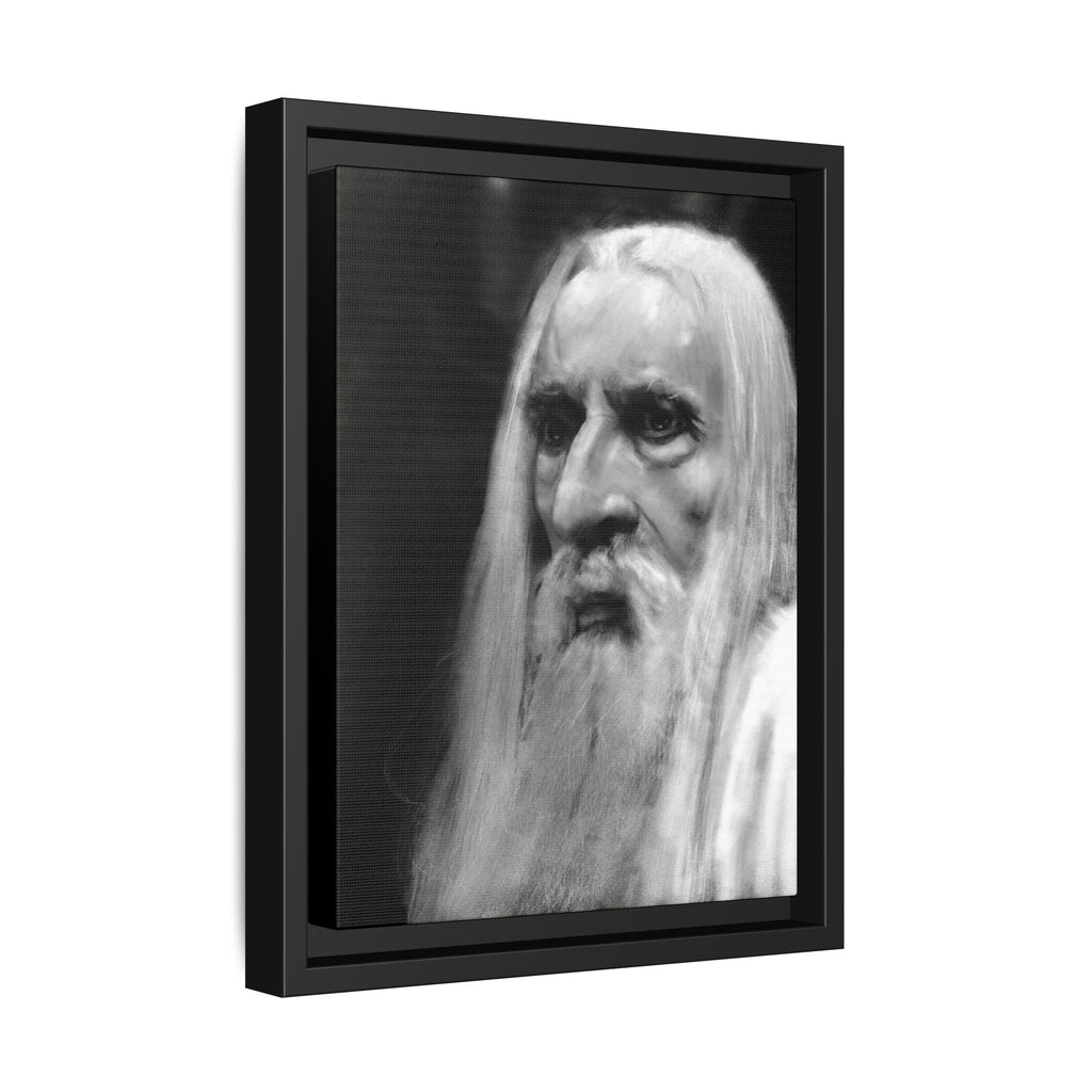 “white wizard” Matte Canvas, Framed (Multi-color)