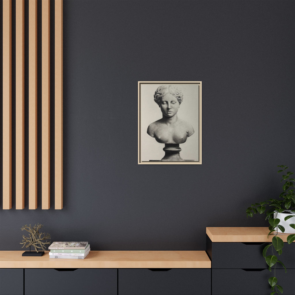 SCULPTURE Matte Canvas, Framed (Multi-color)